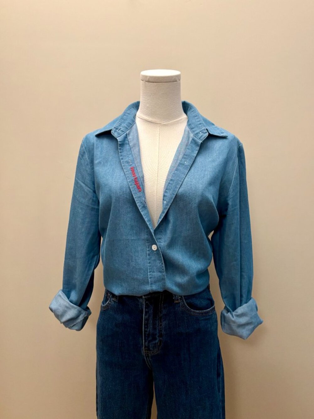 Blue Denim Oliver Shirt - Picture 4 of 5